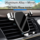 Suport pentru telefon mobil în mașină Suport cu clemă pentru aerisire Suport GPS pentru telefon Suport pentru iPhone Redmi Huawei Samsung Suport gravitate universal