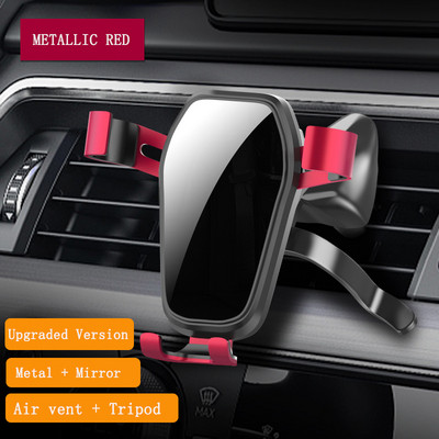 Suport pentru telefon mobil în mașină Suport cu clemă pentru aerisire Suport GPS pentru telefon Suport pentru iPhone Redmi Huawei Samsung Suport gravitate universal