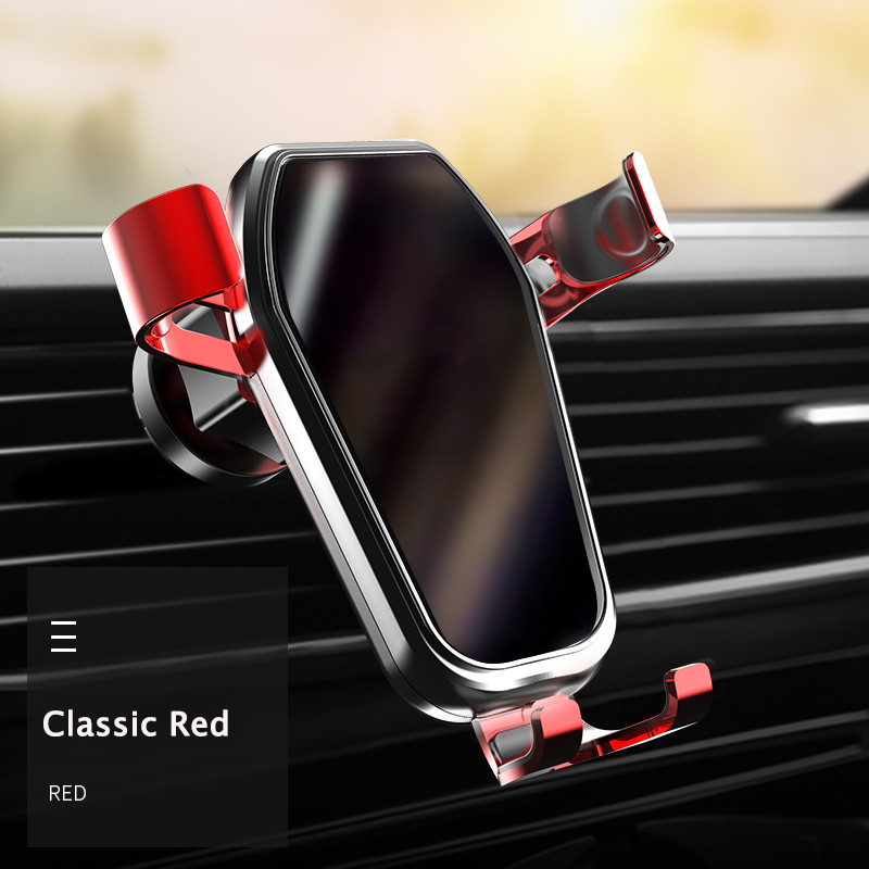 Mobiliojo telefono laikiklis automobilyje esantis oro ventiliacijos laikiklis, laikiklis GPS laikiklis, skirtas iPhone Redmi Huawei Samsung universaliam gravitaciniam laikikliui