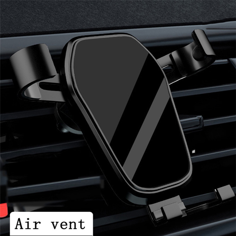 Air Vent Clip rögzíthető mobiltelefon tartók Univerzális GPS konzol Gravity autós mobil támogatás az IPhone 1213 Xiaomi autós telefontartóhoz