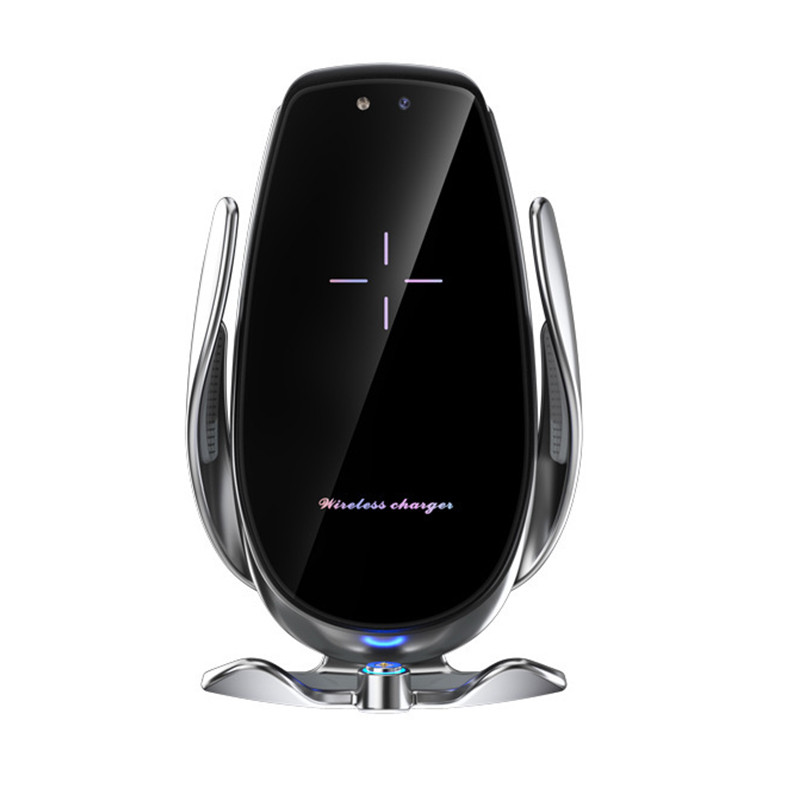 Autós Air Vent telefontartó vezeték nélküli töltő iPhone 8 PLUS X 12 11 13 Max Samsung S20 mágneses infravörös érzékelős telefontartóhoz