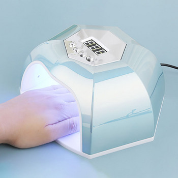LOOTAAN 42 LED UV LED лампа за нокти за сушене на гел лак за нокти Професионална автоматична чувствителна 4 таймера Сушилня за маникюр Цветен инструмент за нокти