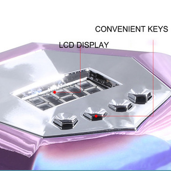 LOOTAAN 42 LED UV LED лампа за нокти за сушене на гел лак за нокти Професионална автоматична чувствителна 4 таймера Сушилня за маникюр Цветен инструмент за нокти