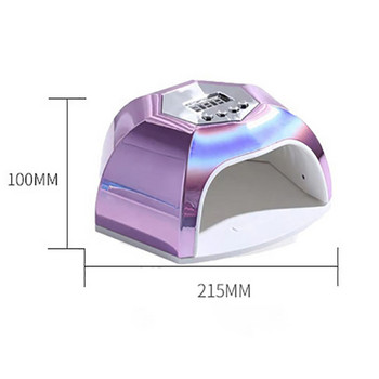 LOOTAAN 42 LED UV LED лампа за нокти за сушене на гел лак за нокти Професионална автоматична чувствителна 4 таймера Сушилня за маникюр Цветен инструмент за нокти
