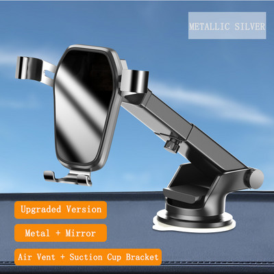 Suport pentru telefoane Sucker Suport pentru telefoane auto Fără suport magnetic GPS pentru iPhone 13 12 Max Xiaomi Huawei Samsung LG Gravity