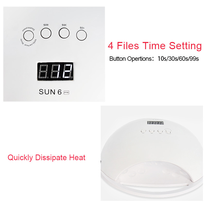 90/72W nagų lempa LED UV lempa didelės galios nagų džiovintuvas, greitai kietėjantis greitis gelio lemputė, skirta 4 rūšių laikmačiui ir išmaniesiems jutikliams