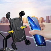 Držiak na telefón na bicykel a motocykel, vonkajší držiak na telefón, nárazuvzdorný navigačný držiak na mobilný telefón pre elektrické vozidlá