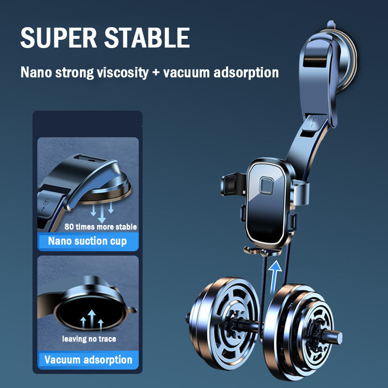 Automašīnas tālruņa turētājs mobilā tālruņa stiprinājuma statīvs GPS atbalsts iphone 13 12 Xiaomi tālruņa turētājs automašīnā, kas paredzēts atpakaļskata spoguļam