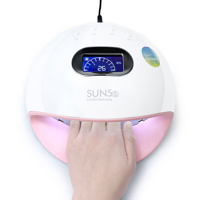 LOOTAAN Új 2022 72W UV köröm lámpa 30 db Leds Beads Automatikus érzékelő szárító lámpa Minden géllakk LCD kijelzős manikűr eszközhöz
