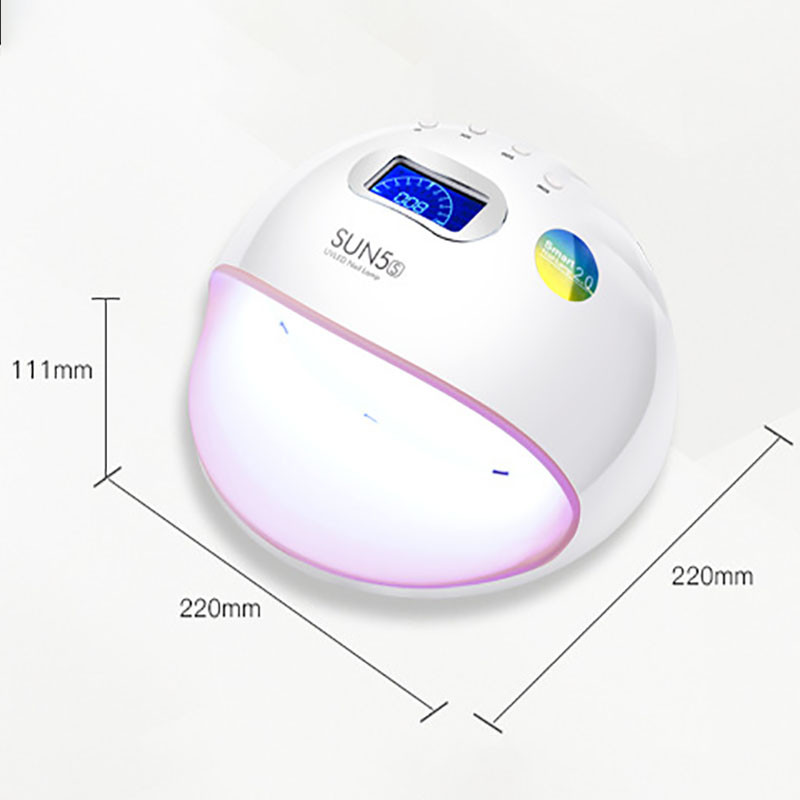 LOOTAAN Új 2022 72W UV köröm lámpa 30 db Leds Beads Automatikus érzékelő szárító lámpa Minden géllakk LCD kijelzős manikűr eszközhöz