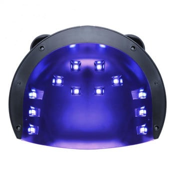 Λάμπα UV LED για στεγνωτήριο νυχιών UV gel βερνίκι με 12 λάμπες LED για λάμπα νυχιών με τζελ νυχιών στεγνωτήριο με αισθητήρα χρόνου