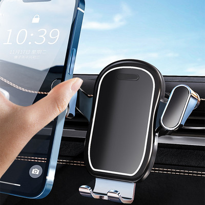 DL Gravity Car Phone Holder Мобилна стойка Поддръжка за мобилен телефон Универсална стойка за вентилационен отвор за кола за IPhone 13 12 11 Pro Max Samsung