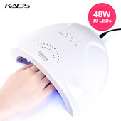 Uscător de unghii KADS 48W 30 buc LED UV Lampă pentru toate tipurile de gel pentru ocul de manichiură Mașină de întărire 5s/30s/60s Timer Auto Sensor Nail Tool
