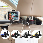 Cârlig pentru spate scaun auto DL 2 în 1 Suport pentru telefon Cârlig pentru tetiera Cârlig multifuncțional pentru suport pentru telefon mobil Cârlig portabil de depozitare pentru mașină