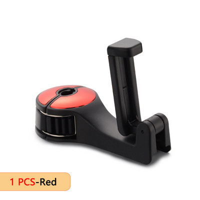 Cârlig pentru spate scaun auto DL 2 în 1 Suport pentru telefon Cârlig pentru tetiera Cârlig multifuncțional pentru suport pentru telefon mobil Cârlig portabil de depozitare pentru mașină