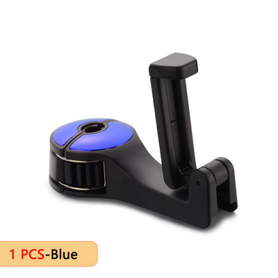 Cârlig pentru spate scaun auto DL 2 în 1 Suport pentru telefon Cârlig pentru tetiera Cârlig multifuncțional pentru suport pentru telefon mobil Cârlig portabil de depozitare pentru mașină