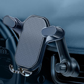 DL ventilacijski otvor za automobil Držač telefona Univerzalni gravitacijski mobilni stalak GPS podrška za IPhone 13 12 11 Pro Max Samsung nosač telefona u automobilu