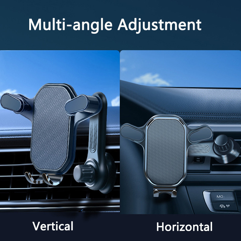 DL ventilacijski otvor za automobil Držač telefona Univerzalni gravitacijski mobilni stalak GPS podrška za IPhone 13 12 11 Pro Max Samsung nosač telefona u automobilu