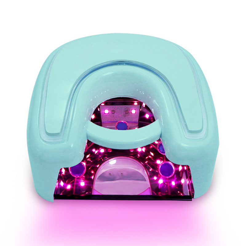 Új modell Pink Light UV LED lámpa újratölthető 48W Pro Cure vezeték nélküli gél szárító automatikus érzékelős gyorsan kötő manikűr gép