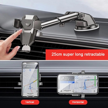 Въртящ се на 360° държач за телефон за кола Sucker Phone Holder In Car Universal Dashboard Mount Stands For iPhone 14 13 12 Xiaomi Redmi Note