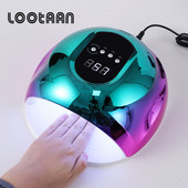 LOOTAAN 168W novo šareno sušilo za nokte UV LED lampa za sušenje laka za nokte Lampa za brzo sušenje noktiju Uređaj za pečenje manikure Oprema