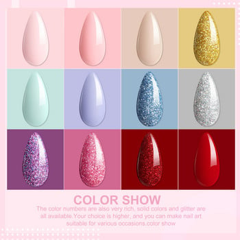 Dipping Nail Powder Set Sparkling Gradient Nail Glitter Natural Dry Dip Nail Chrome Decoration Kit