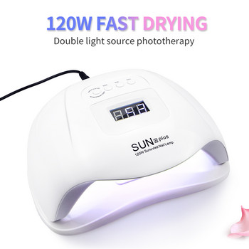 Σετ βερνικιού νυχιών με 120/54/6W UV LED LAMP 10/20 Colors Gel Polish Nail Drill Machine Nail Polish Kit Nail Art Tools Set