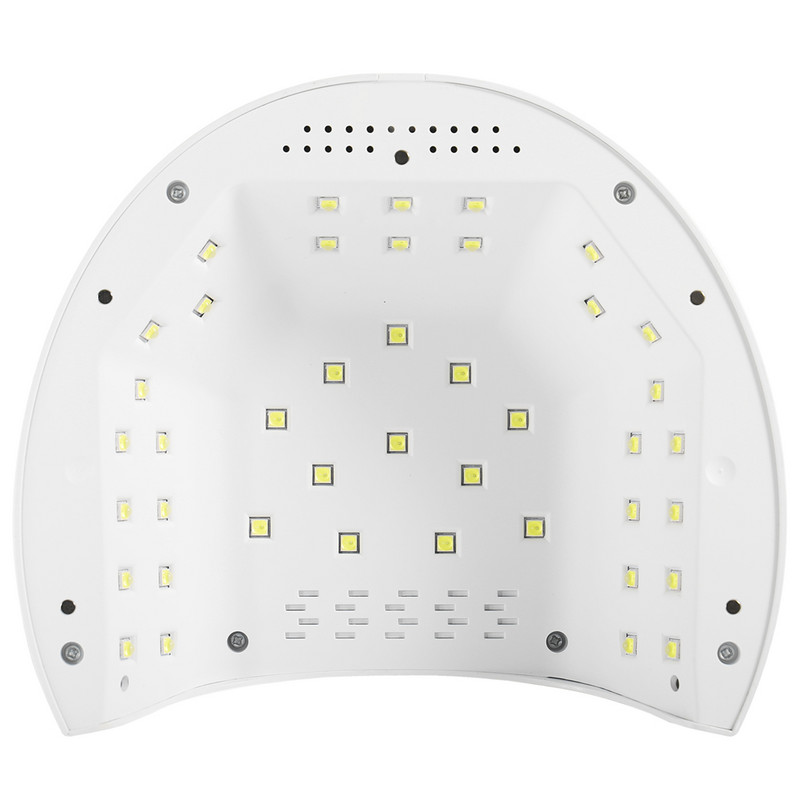 Nešiojama 80 W 42 vnt LED nagų lempa Nagų džiovintuvas Dviejų rankų UV lempa kietėjantis gelinis lakavimas su judesio jutimo manikiūro salono įrankiu