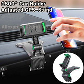 Kvaliteetne auto armatuurlaual pöörlev telefoniklambri hoidik, reguleeritav armatuurlaud, mobiiltelefoni alus 360 kraadi pöörlev GPS-klamber