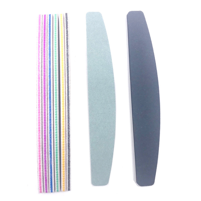 8 buc./set hârtie șmirghel pentru pile de unghii set tampon de lustruit bloc de lustruit cu gel UV bloc lavabil pentru pile de unghii acrilic șmirghel instrumente de manichiură