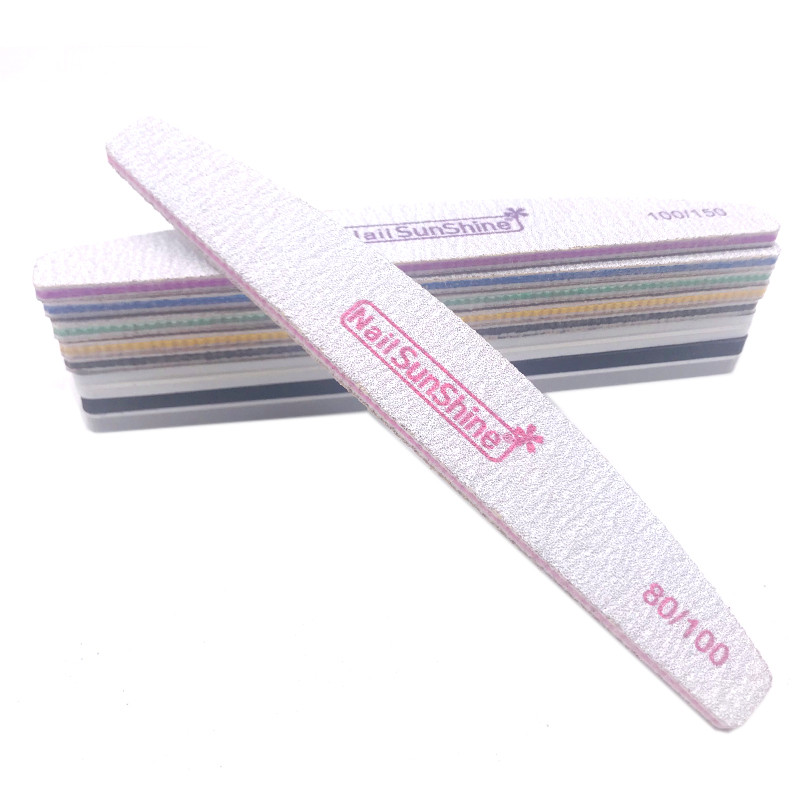 8 buc./set hârtie șmirghel pentru pile de unghii set tampon de lustruit bloc de lustruit cu gel UV bloc lavabil pentru pile de unghii acrilic șmirghel instrumente de manichiură