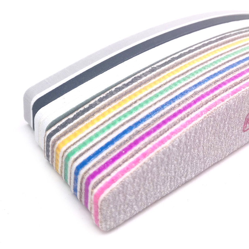 8 buc./set hârtie șmirghel pentru pile de unghii set tampon de lustruit bloc de lustruit cu gel UV bloc lavabil pentru pile de unghii acrilic șmirghel instrumente de manichiură