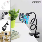 2/1 vnt Stalinio telefono laikiklio spaustukas Universalus lankstus tingus laikiklis Reguliuojamas mobiliojo telefono namų lovos stalinis laikiklis išmaniojo telefono stovas