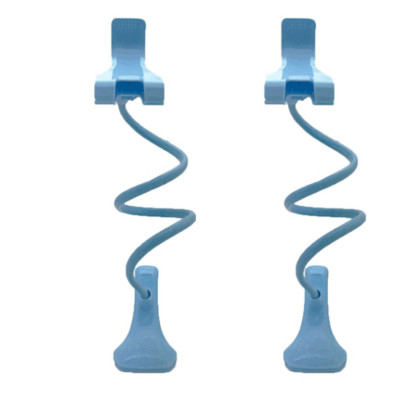 2/1 vnt Stalinio telefono laikiklio spaustukas Universalus lankstus tingus laikiklis Reguliuojamas mobiliojo telefono namų lovos stalinis laikiklis išmaniojo telefono stovas