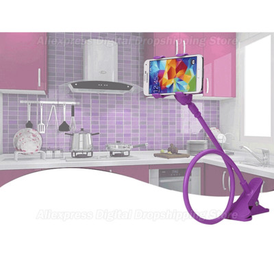 Suport universal pentru telefon mobil Lazy, pat flexibil, birou, suport pentru telefon, clemă, suport de montare reglabil pentru iPhone Samsung Xiaomi