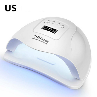 Lampă pentru unghii cu LED UV, cu lumină dublă, 220W, 57 Senzor inteligent, cu 4 viteze, lac de unghii, terapie cu lumină de copt, uscător de unghii, instrument pentru arta unghiilor