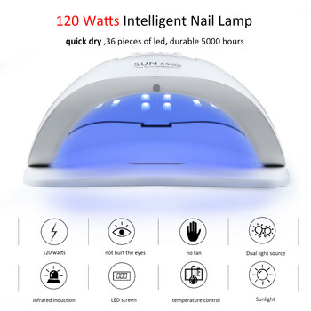 Led Lamp For Uv Nail Drying Light For Gel Nail Manicure Polish Salon Lamps Dryer Machine Nails Equipment Professional