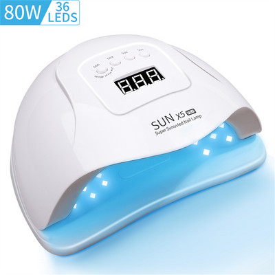 Lampă pentru unghii Uscător de unghii cu LED pentru uscarea unghiilor Toate lacurile cu gel Conector USB Temporizator cu senzori de mișcare Lămpi profesionale pentru unghii pentru instrumente de manichiură