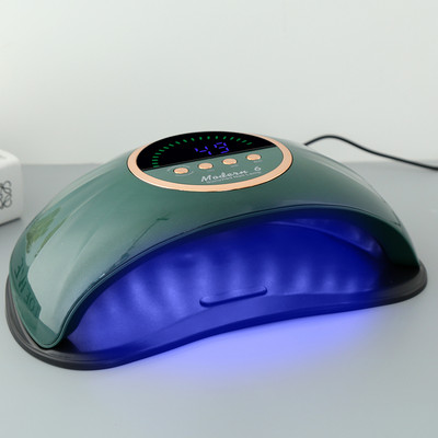 2022 Modern 6 professzionális körömszárító 150 W UV LED lámpa az összes köröm géllakk kikeményítéséhez mozgásérzékelős kijelző manikűr eszközzel
