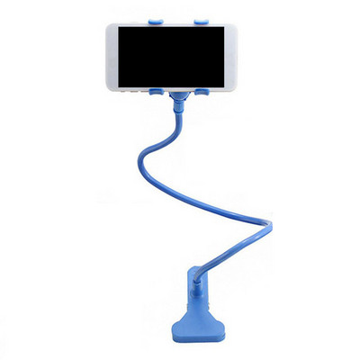 Universaalne telefonihoidja, painduv 360 kraadi klamber mobiiltelefonide hoidiku jaoks laiska voodiga lauaarvuti kinnitus statiivi lauaklamber