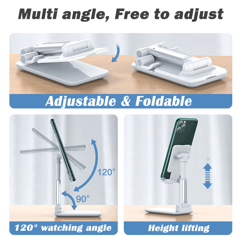 Držač za mobitel Stolni stalak za iPhone Xiaomi Samsung Sklopivi stalak za mobitel Stolni nosač za iPad Tablet Stolni držač