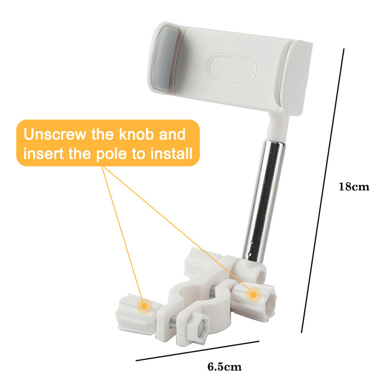 Držač telefona za montažu na retrovizor u automobilu za iPhone Samsung Xiaomi Podesivo GPS sjedalo Držač za pametni telefon Univerzalni produžni stalak