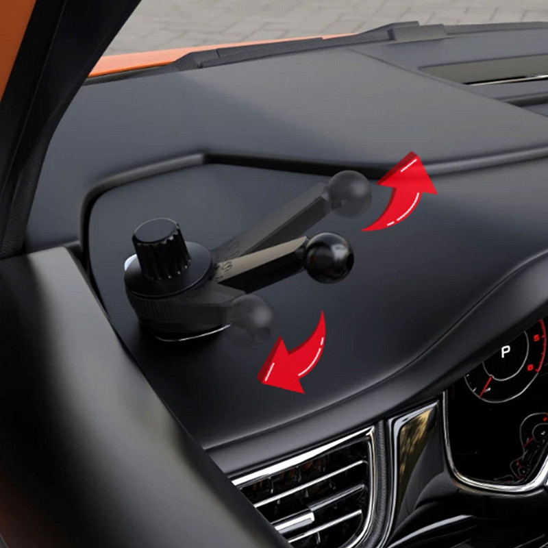 Aerisire universală pentru mașină, 17 mm, clemă de suport pentru cap bilă pentru suport magnetic pentru telefon auto, suport gravitațional, suport pentru încărcător pentru mașină