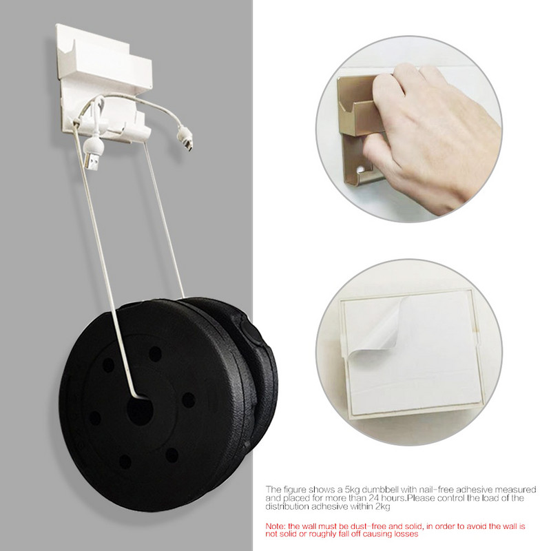 Universaalne pasta stiilis seinale kinnitatav telefonihoidik Mobiiltelefoni laadimise seinahoidik Vannitoa köögi riputusalus