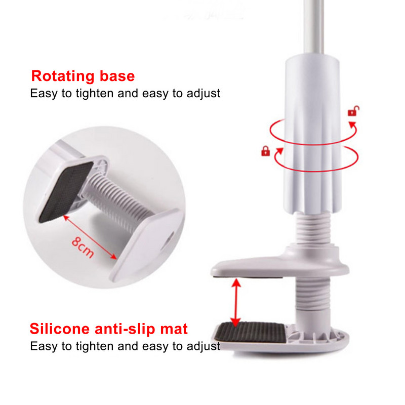 Suport universal pentru telefon mobil Suport portabil, flexibil, reglabil, pentru pat leneș Suport de birou pentru telefon mobil pentru iPhone Samsung Xiaomi