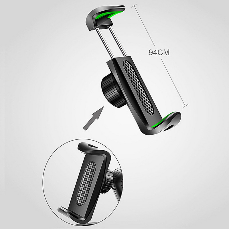 Prie prietaisų skydelio tvirtinamas automobilinis telefono laikiklis 360 pasukamas galinio vaizdo veidrodžio mobiliojo telefono laikiklis, klipas automobilinis GPS stovas, skirtas iPhone Xiaomi Samsung