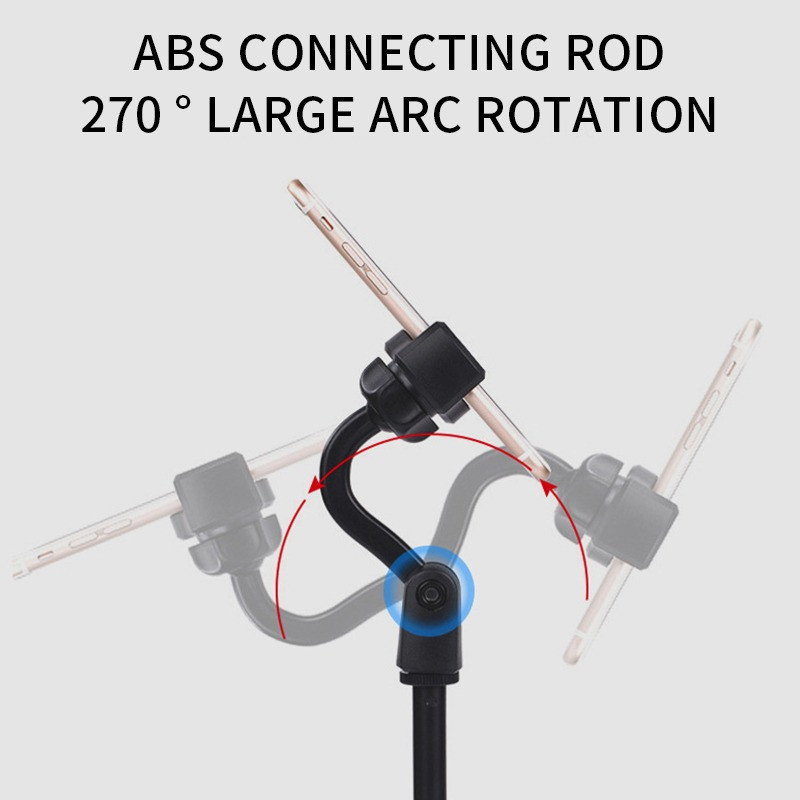 Nastaviteľná výška stolového držiaka na telefón, zdvíhací stojan na tablet pre iPad, iPhone, Samsung, univerzálny držiak na mobilný telefón pre živé vysielanie
