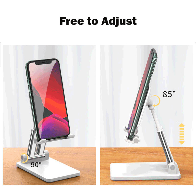 Sklopivi držač tableta za iPad Stolni stalak Podesivi nosač za mobilni telefon za iPhone Pro Max Xiaomi Huawei Samsung