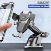 Suport pentru telefon mobil pentru tabloul de bord al mașinii Suport universal pentru telefon mobil Suport auto pentru ventilație Suport GPS pentru iPhone Samsung