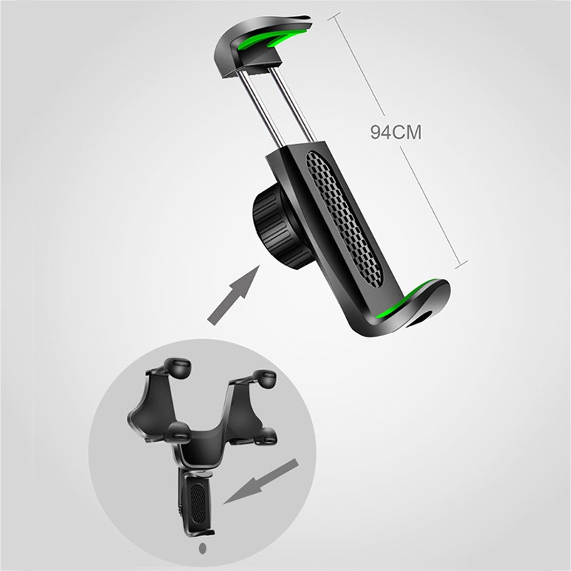 Auto tahavaatepeegli nutitelefonid rippuv hoidik GPS-i kinnitusalus Universaalne stabiilne mobiiltelefoni riputusklamber iPhone Androidile